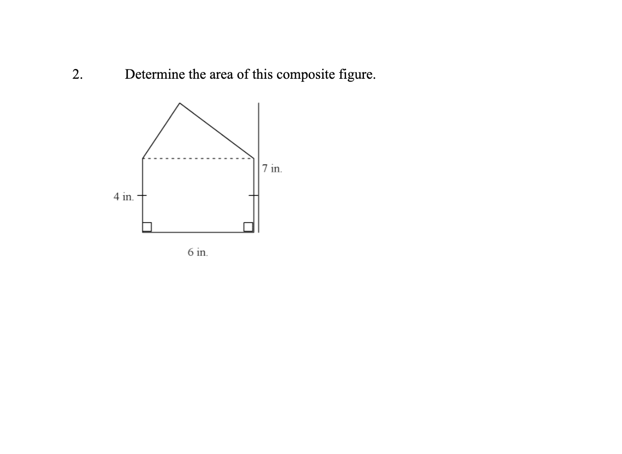 what is the area of the composite figure 8π 6 in 2