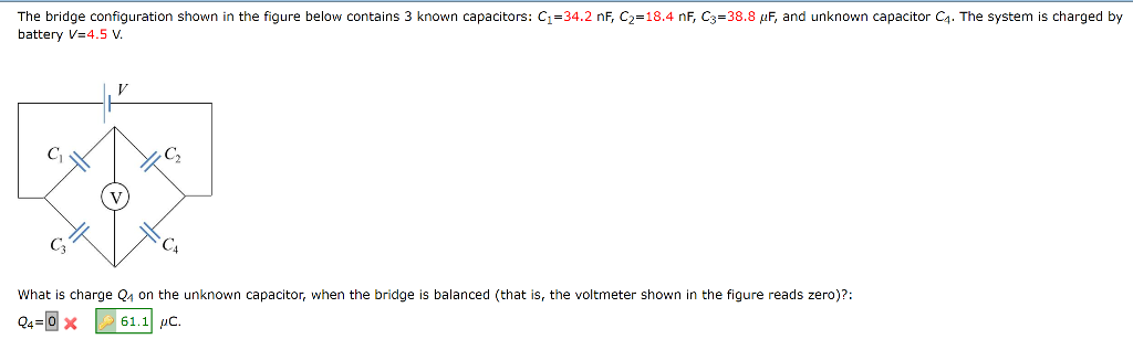 Solved The bridge configuration shown in the figure below | Chegg.com