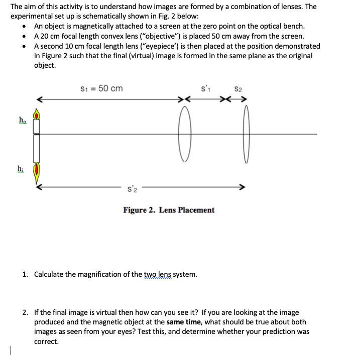 Solved The aim of this activity is to understand how images | Chegg.com