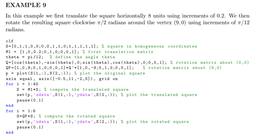 Solved 7. Consider the square in EXAMPLE 9. The goal of this | Chegg.com