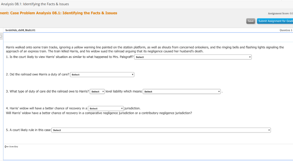 assignment case problem analysis 11.1 identifying the facts & issues