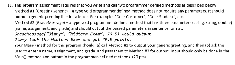 Solved This Program Assignment Requires That You Write Chegg Com