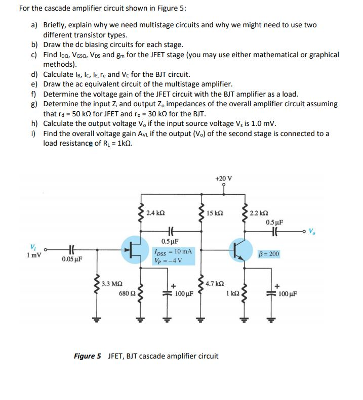 Block Diagram Of Two Stage Cascade Amplifier