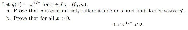 Solved This is for a math analysis class. Please show all | Chegg.com