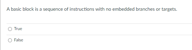 Solved A Basic Block Is A Sequence Of Instructions With No | Chegg.com