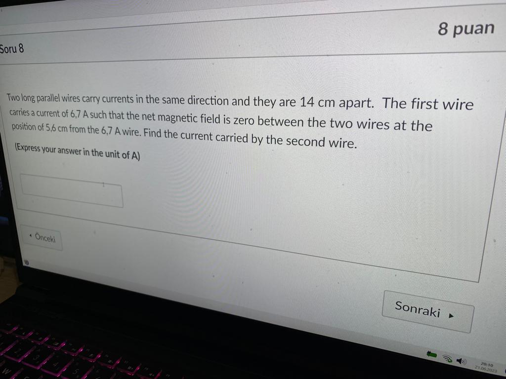 Solved Two long parallel wires carry currents in the same | Chegg.com