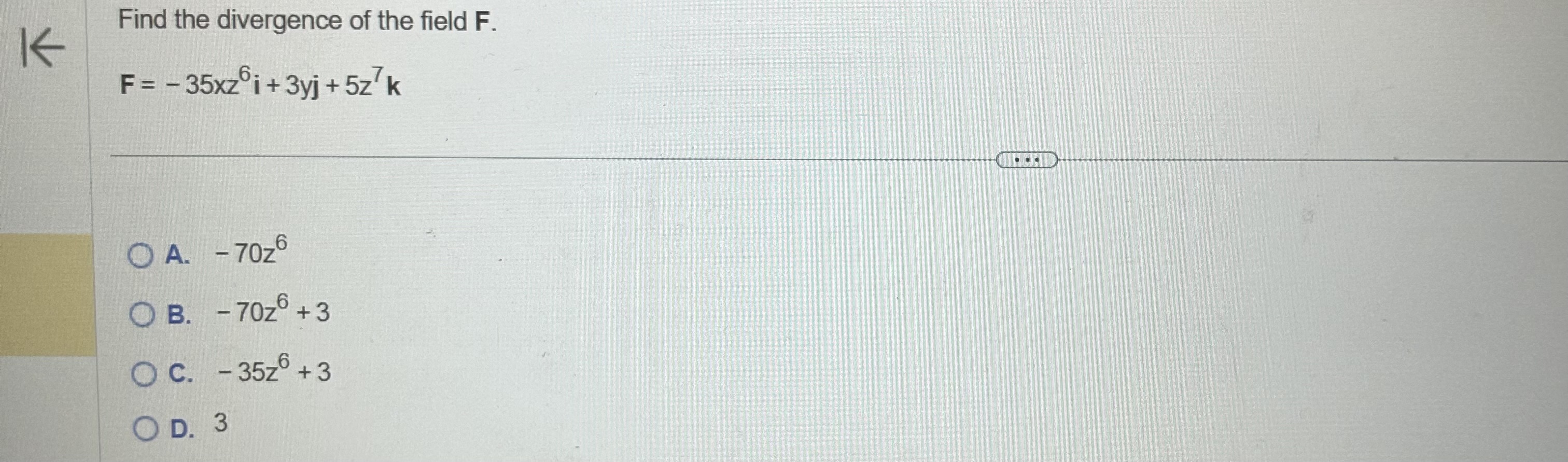 Solved Find the divergence of the field F. | Chegg.com