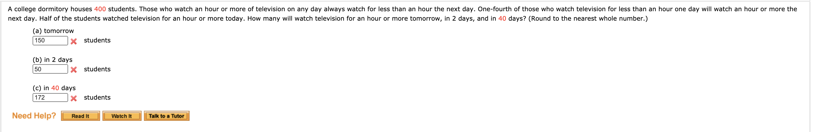 Solved the same question is posted and it is wrong please | Chegg.com