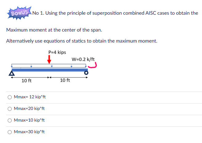 Solved No 1. Using the principle of superposition combined | Chegg.com