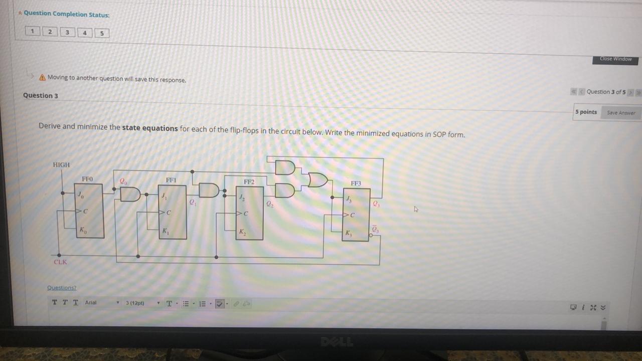 Solved Question Completion Status: 1 2 3 4 5 Close Window | Chegg.com