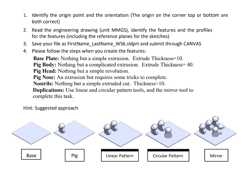 Solved Об 1. Identify the origin point and the orientation | Chegg.com