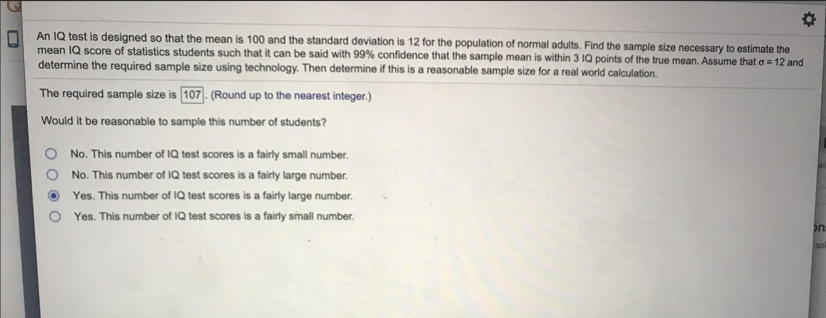 solved-an-iq-test-is-designed-so-that-the-mean-is-100-and-chegg