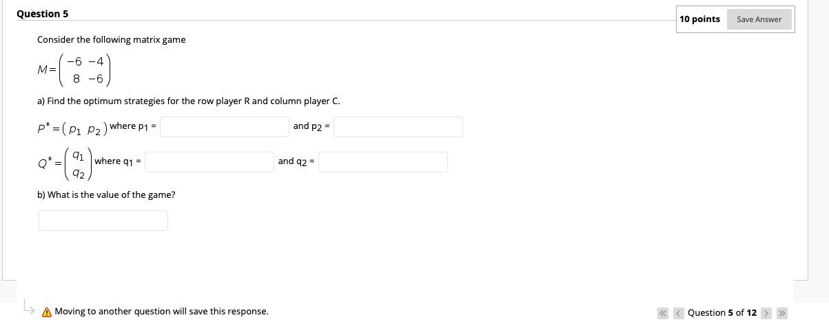 Solved Question 5 10 points Save Answer Consider the | Chegg.com