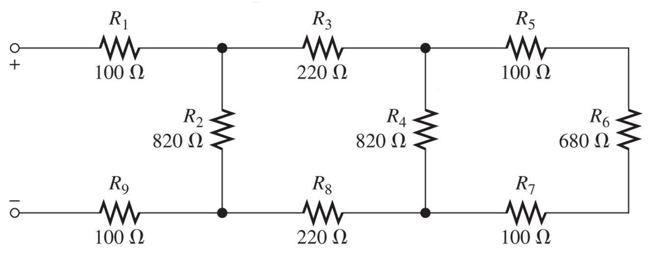 Solved Determine the voltage across R7 when 10V is applied | Chegg.com