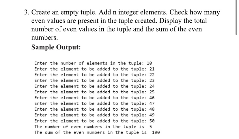 Solved • Discuss all the Python features used in the | Chegg.com