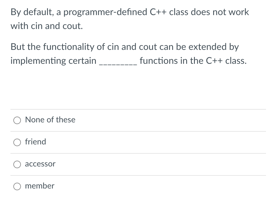 Solved Let T be a class with a default constructor. Which | Chegg.com