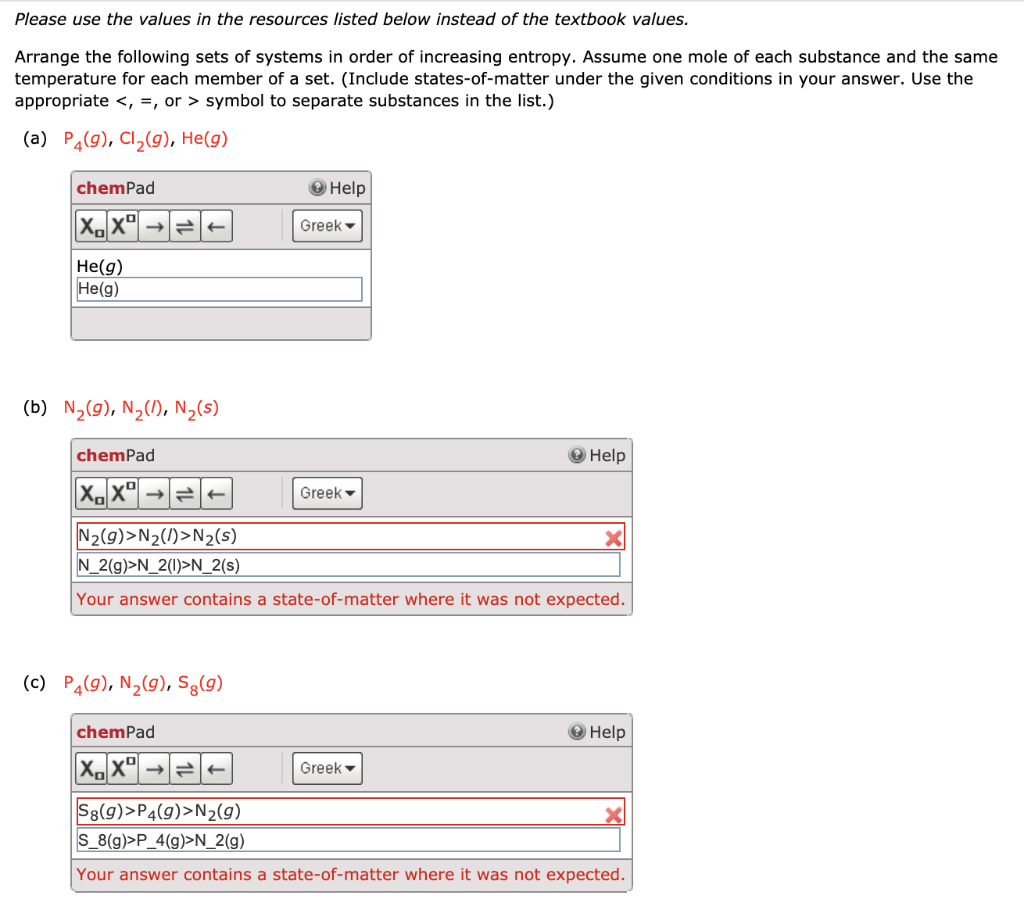 Solved Please use the values in the resources listed below | Chegg.com