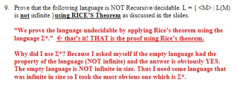Rice's theorem applies to Turing machines