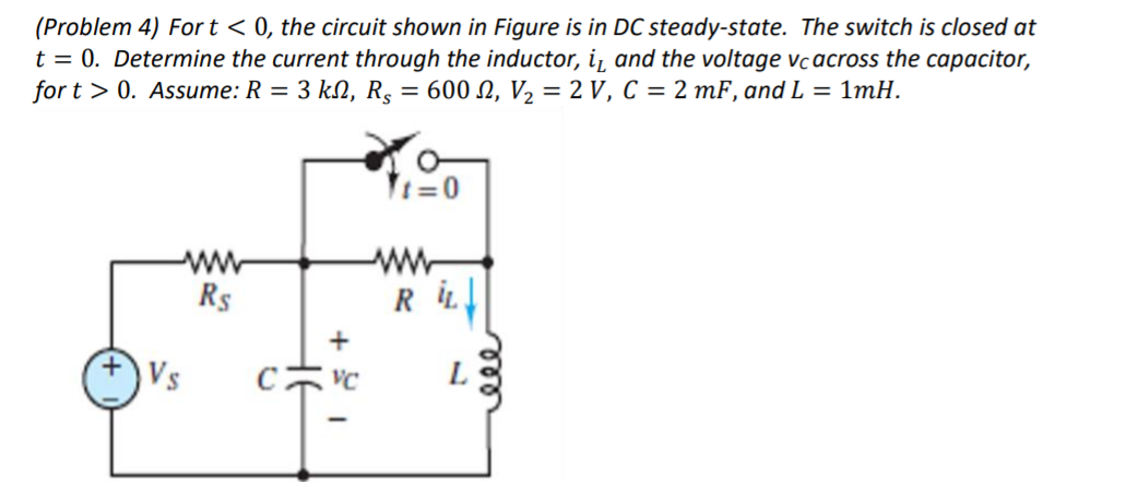 Solved (Problem 4) For t