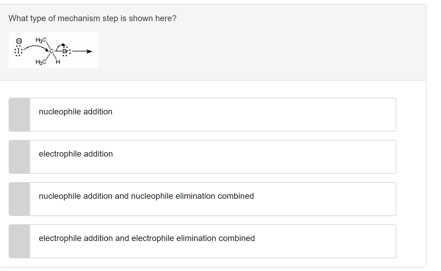 Solved What type of mechanism step is happening here? Hoc | Chegg.com