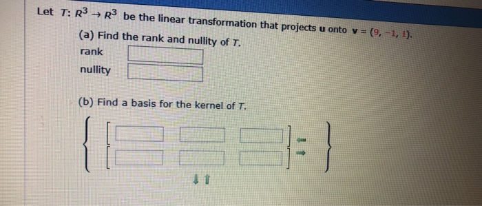Solved Let T: R3 R3 be the linear transformation that | Chegg.com