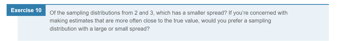Solved Of the sampling distributions from 2 and 3 , which | Chegg.com