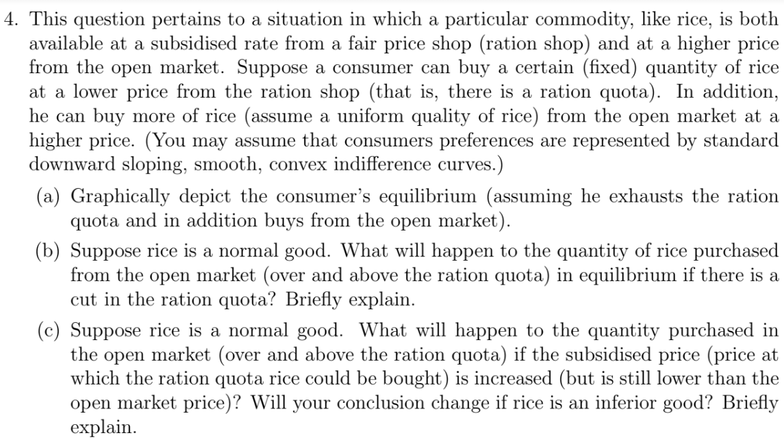 Solved 4. This question pertains to a situation in which a | Chegg.com