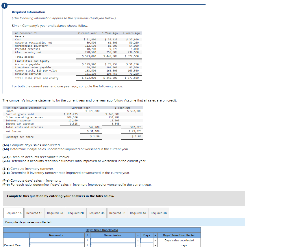 Solved Requlred Informetlon [The following information | Chegg.com