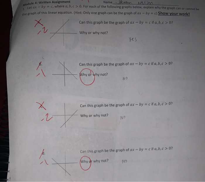 Module 4: Written Assignment det an by c, where a, bc | Chegg.com