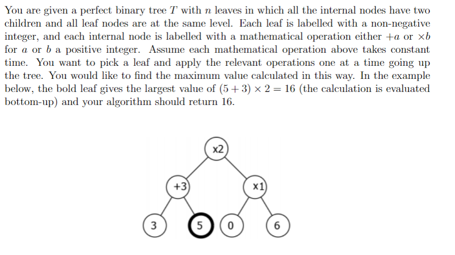 Solved 1.Describe an algorithm to compute the | Chegg.com