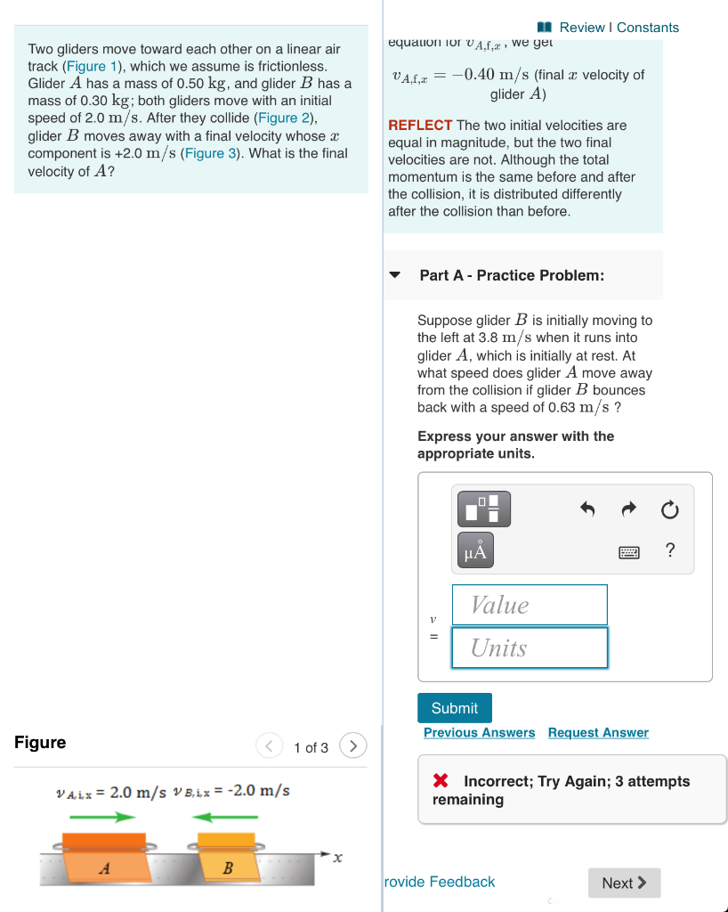 Solved A Review Constants Let's Begin By Calculating The | Chegg.com