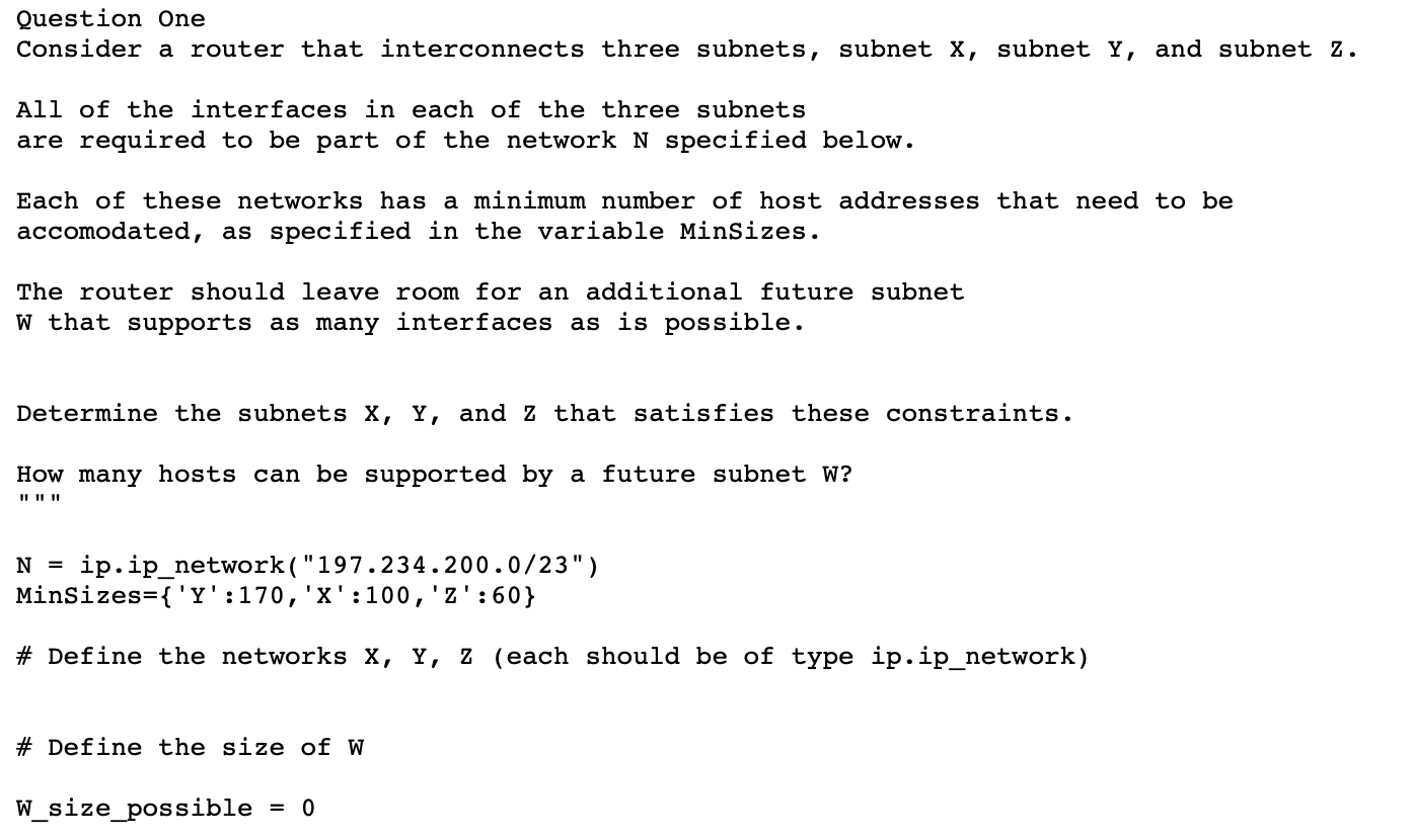 Solved Question One Consider a router that interconnects | Chegg.com