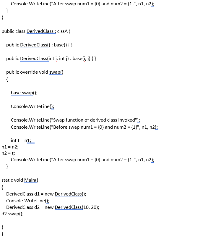 Solved 7. What is the output of the following program? | Chegg.com