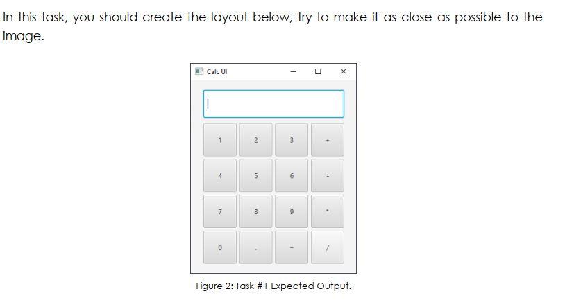 Solved In This Task, You Should Create The Layout Below, Try | Chegg.com