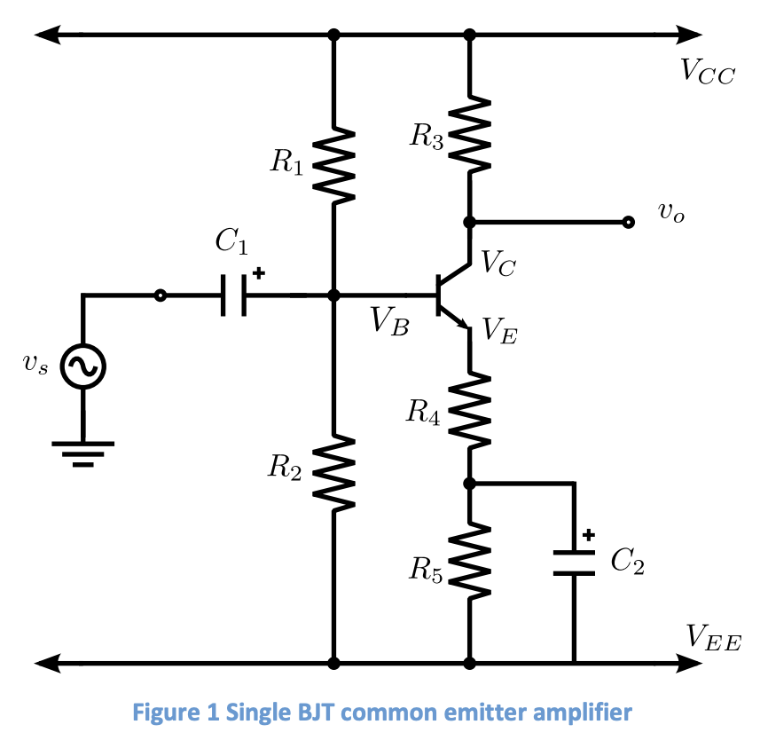 Solved !! Perform small signal analysis on preamp circuit