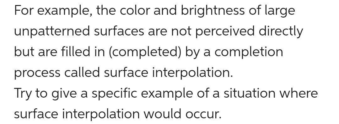 Solved For example, the color and brightness of large | Chegg.com
