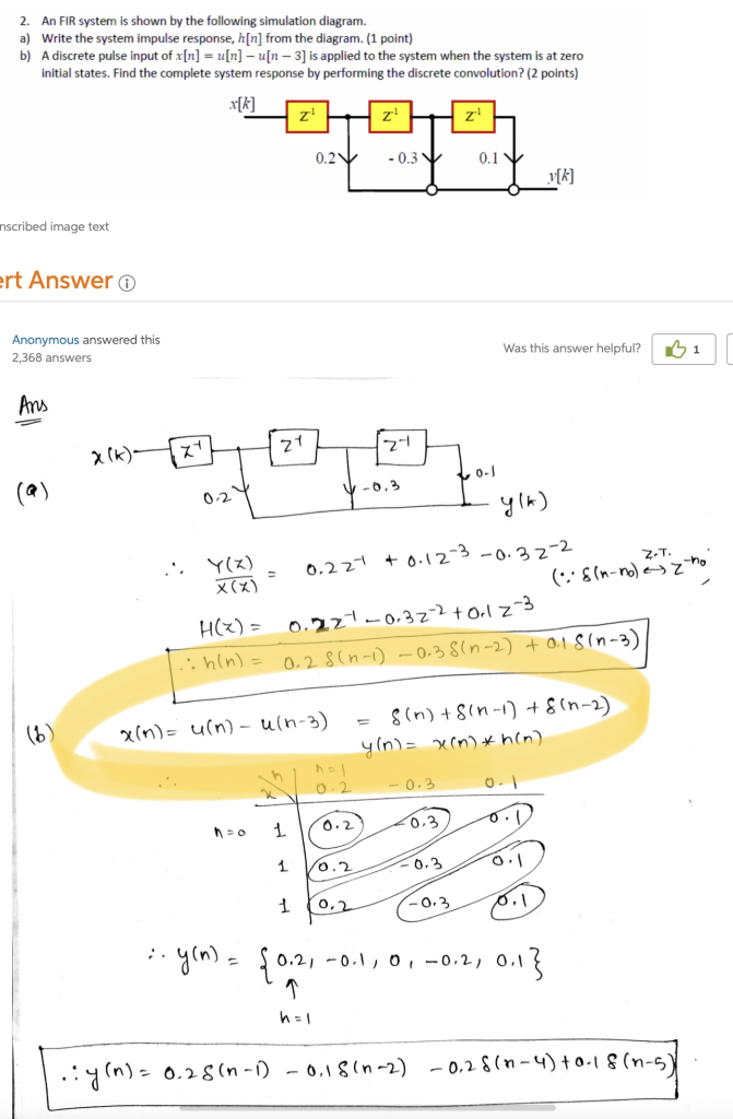 Solved In Part B How Does X N U N U N 3 Translate To Chegg Com