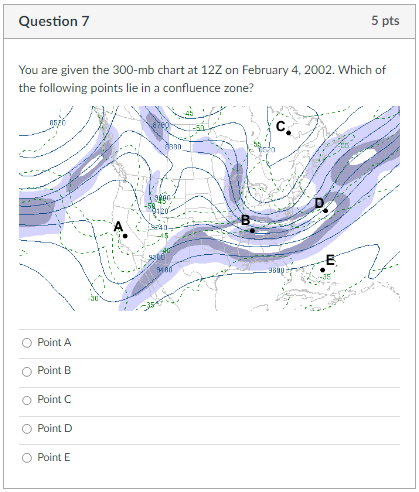 Solved You are given the 300 -mb analysis at 12Z on January | Chegg.com