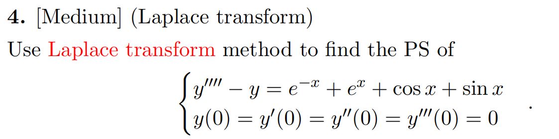 laplace transform of xcosx