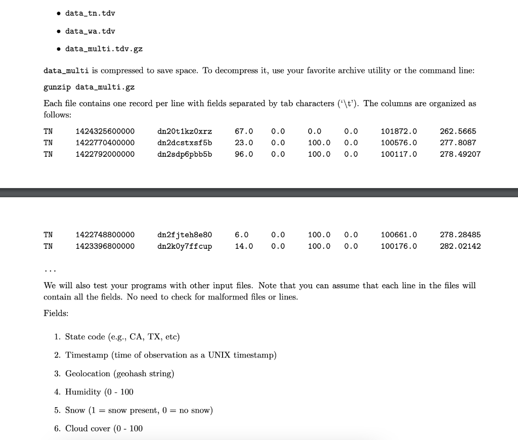 Solved Atmospheric Data Analysis In this project, we will be