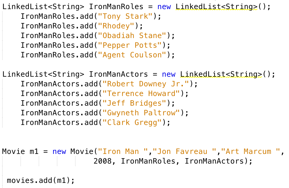 For my java code I need to print the titles of all | Chegg.com