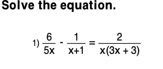 8x 6 5x 3 1