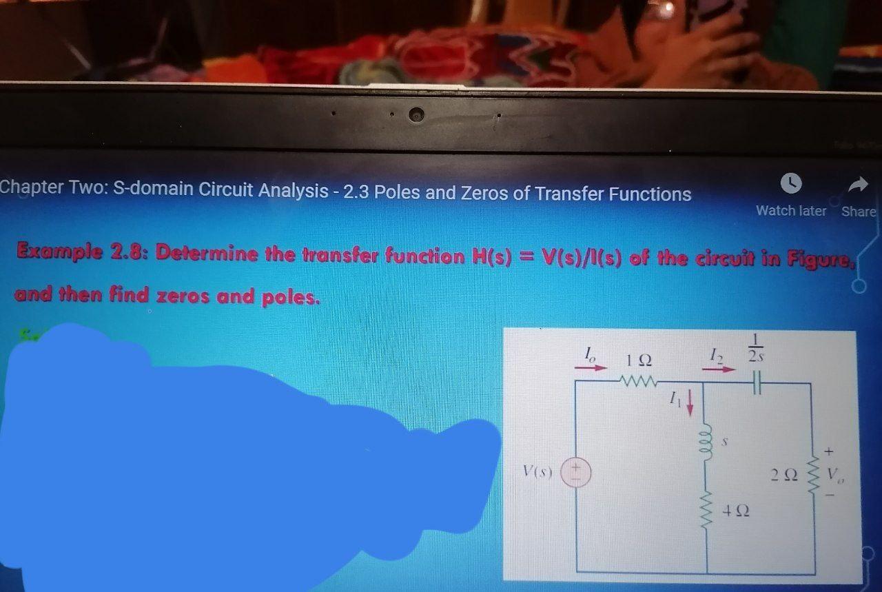 Solved Chapter Two Sdomain Circuit Analysis 2.3 Poles