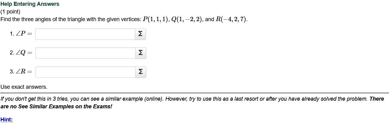 Solved If you don't get this in 3 ﻿tries, you can see a | Chegg.com