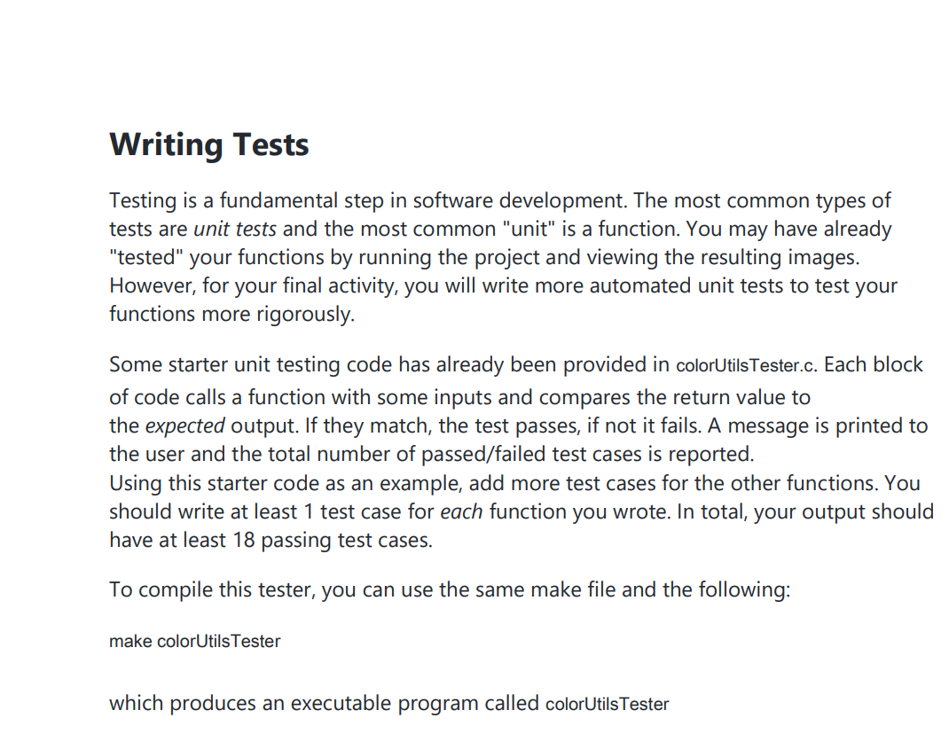 Solved We have already written a substantial program that | Chegg.com