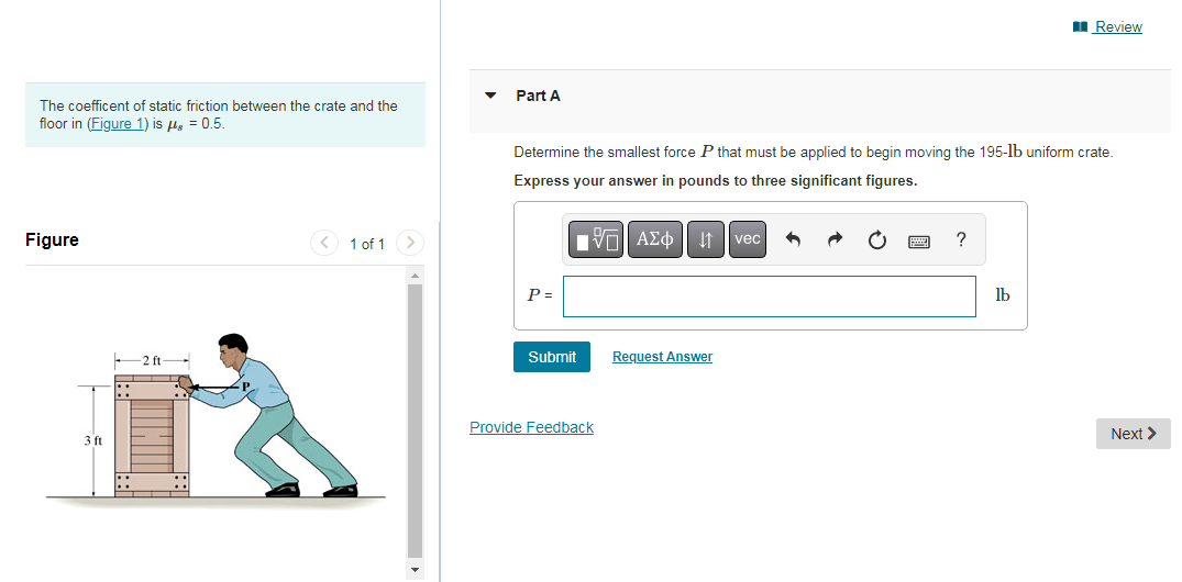 solved-the-coefficient-of-static-friction-between-the-crate-chegg