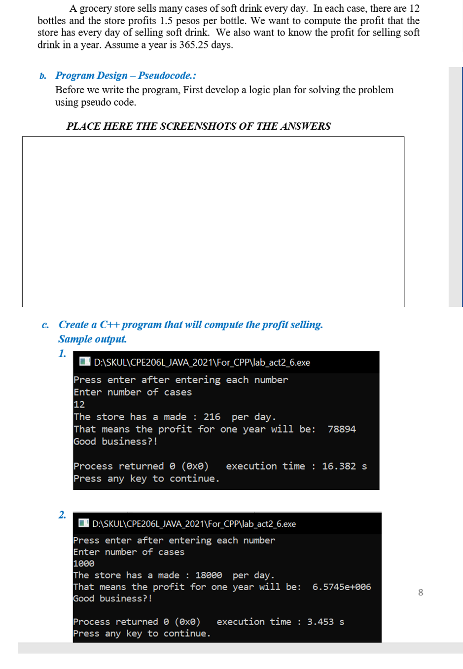 Solved A grocery store sells many cases of soft drink every