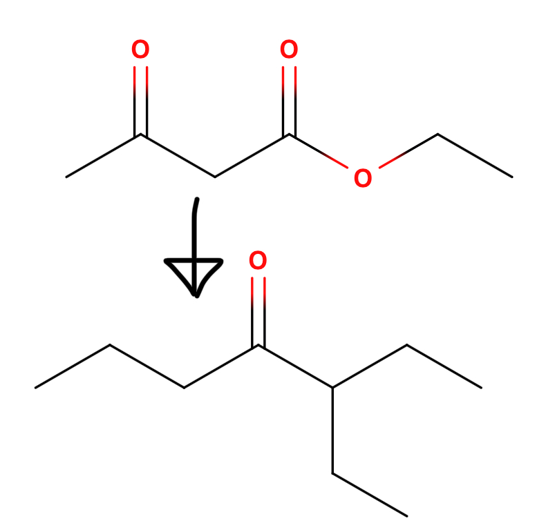 Synthesize this molecule using any organic or | Chegg.com