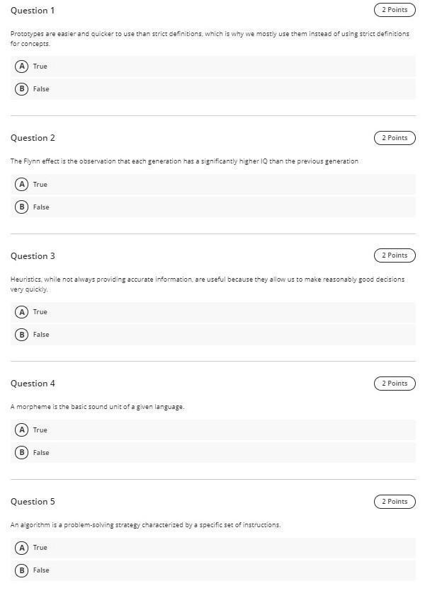 Solved Question 1 2 Points Prototypes Are Easier And Quicker