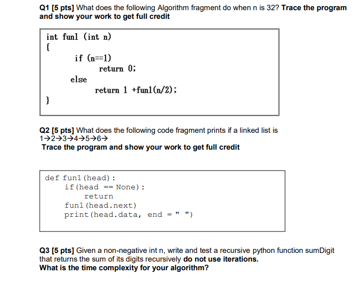 Solved DATA STRUCTURES USING PYTHON PROGRAMMING Please write | Chegg.com